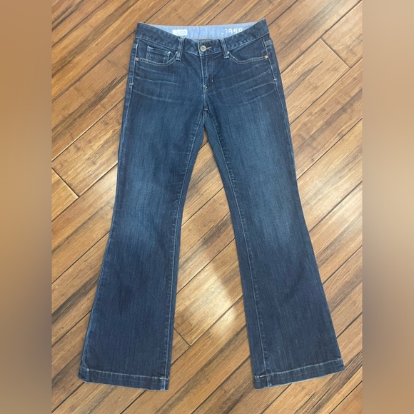 Women’s gap 1969 long and lean dark wash jeans size 27 x 31 - Picture 1 of 9